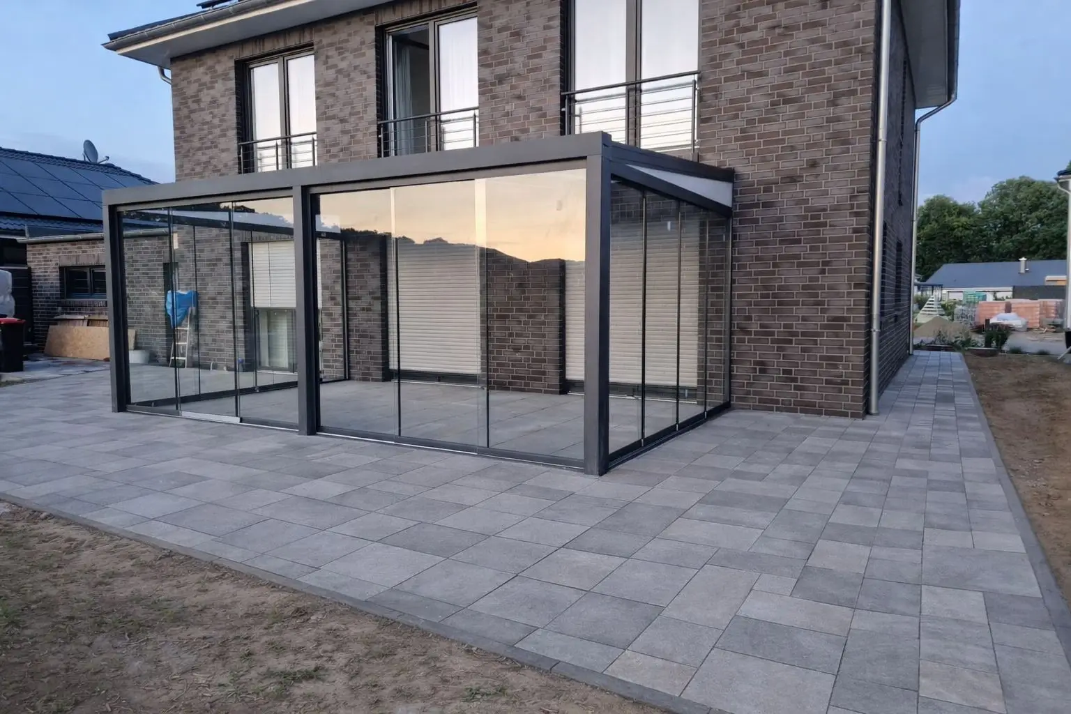 Aluminium veranda van VeraGlas aan een woning