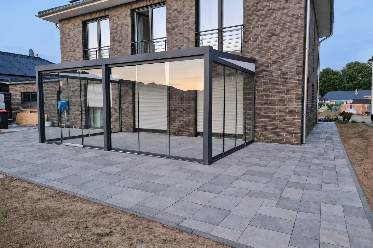 Aluminium veranda van VeraGlas aan een woning